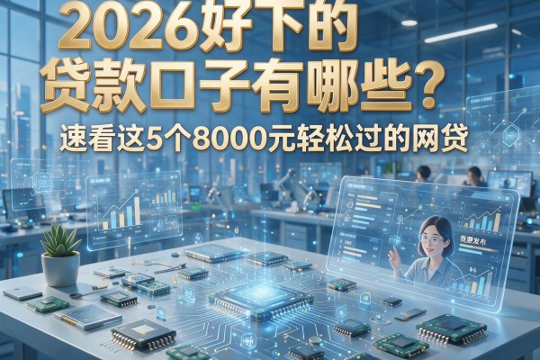 2026好下的贷款口子有哪些?速看这5个8000元轻松过的网贷!