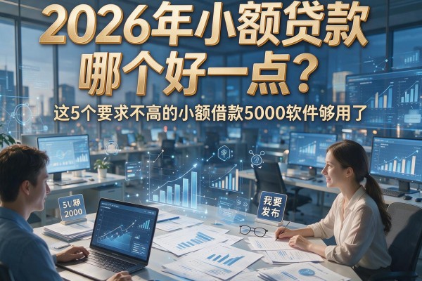 2026年小额贷款哪个好一点？这5个要求不高的小额借款5000软件够用了！