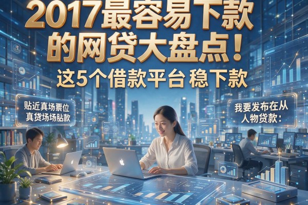 2017最容易下款的网贷大盘点！这5个借款平台稳下款