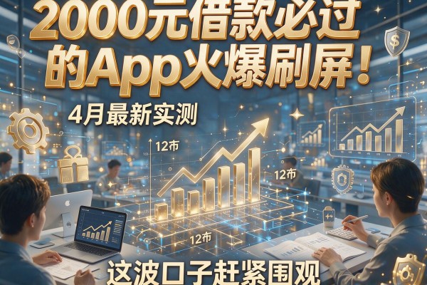 2000元借款必过的App火爆刷屏!4月最新实测,这波口子赶紧围观!