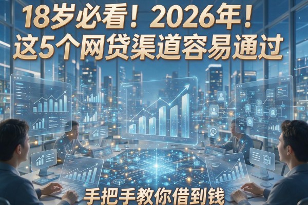 18岁必看！2026年这5个网贷渠道容易通过，手把手教你借到钱