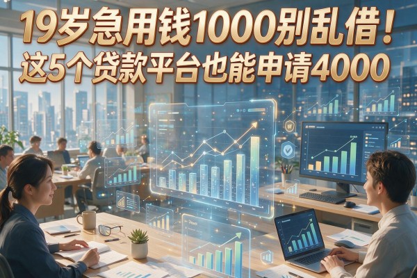 19岁急用钱1000别乱借!这5个贷款平台也能申请4000