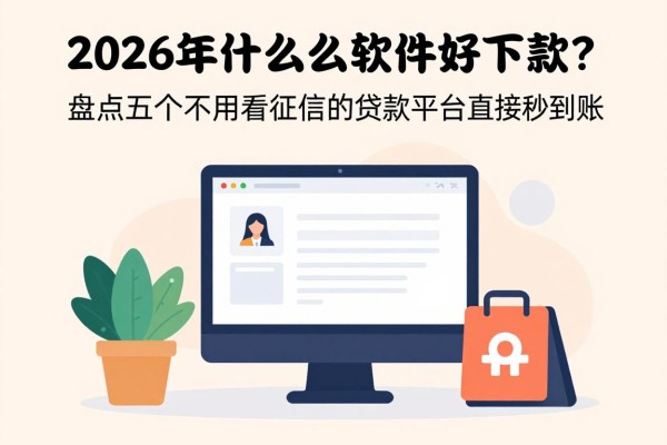 2026年什么软件好下款?2026必看!盘点五个不用看征信的贷款平台直接秒到账