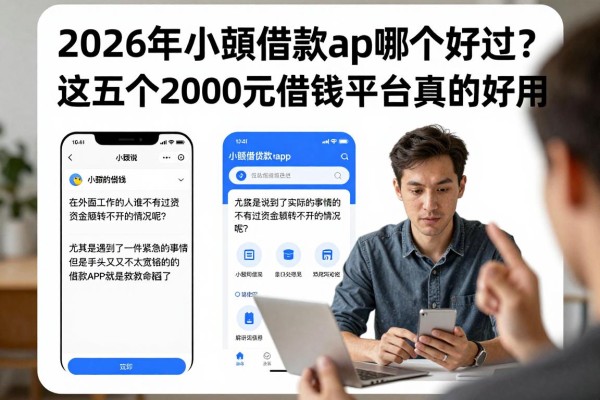 2026年小额借款app哪个好通过?这五个2000元借钱平台真的好用