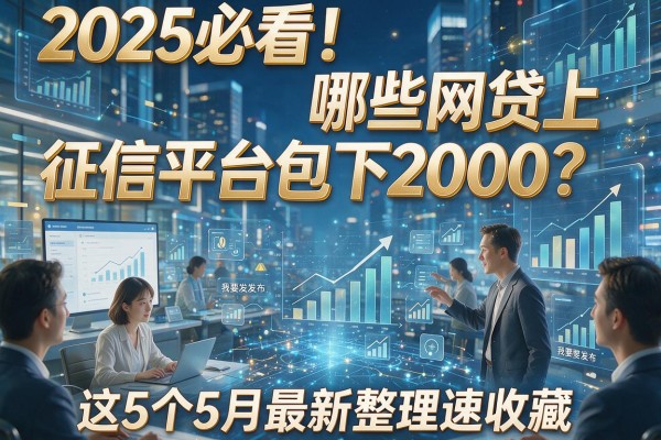 2025必看！哪些网贷上征信平台包下2000？这5个5月最新整理速收藏！