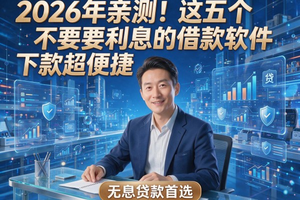2026年亲测！这五个不要利息的借款软件下款超便捷，无息贷款首选