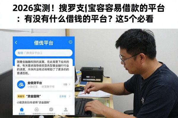 2026实测！搜罗支付宝最容易借款的平台：有没有什么借钱的平台？这5个必看