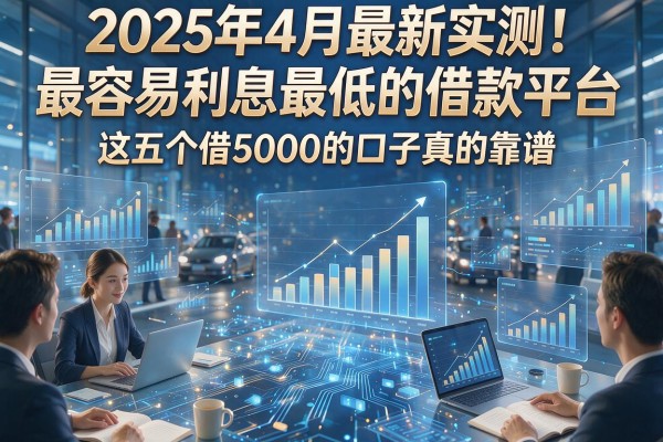 2025年4月最新实测！最容易利息最低的借款平台，这五个借5000的口子真的靠谱