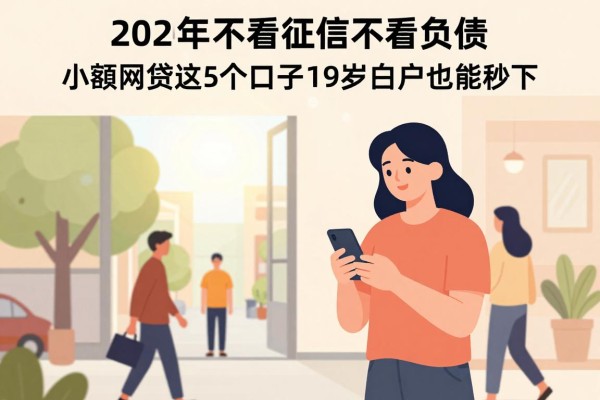 2026年不看征信不看负债!小额网贷这5个口子19岁白户也能秒下