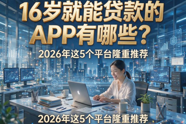 16岁就能贷款的APP有哪些?2026年这5个平台隆重推荐!