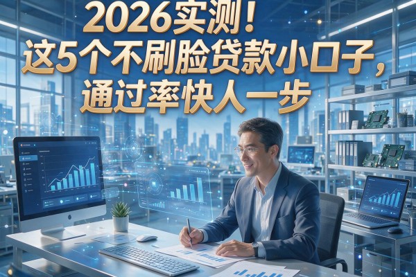 2026实测！这5个不刷脸贷款小口子，通过率快人一步