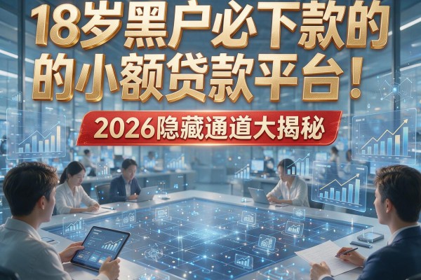 18岁黑户必下款的小额贷款平台！2026隐藏通道大揭秘！