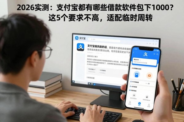 2026实测：支付宝都有哪些借款软件包下1000？这5个要求不高，适配临时周转