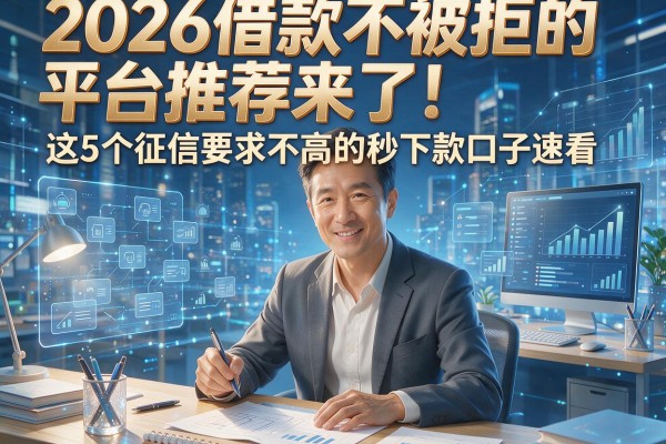 2026借款不被拒的平台推荐来了！这5个征信要求不高的秒下款口子速看