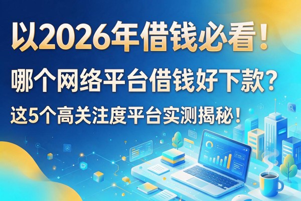 2026年借钱必看！哪个网络平台借钱好下款？这5个高关注度平台实测揭秘！