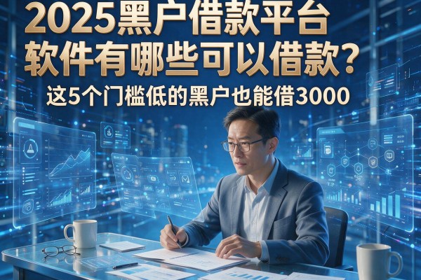 2025黑户借款平台软件有哪些可以借款?这5个门槛低的黑户也能借3000