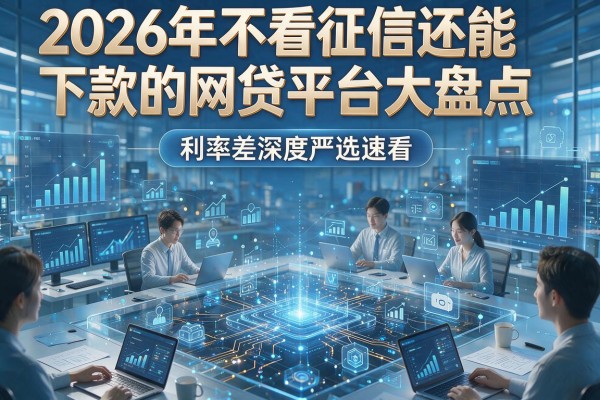2026年不看征信还能下款的网贷平台大盘点,利率差深度严选速看!