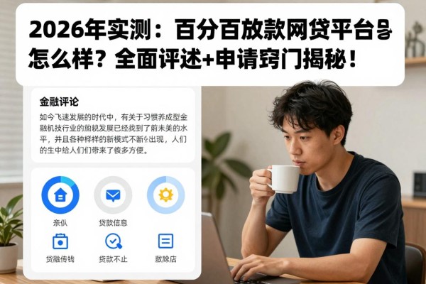 2026年实测：百分百放款网贷平台怎么样？全面评述+申请窍门揭秘！