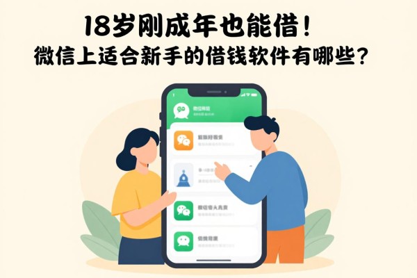18岁刚成年也能借！微信上适合新手的借钱软件有哪些？速览5000元借款平台意外收获