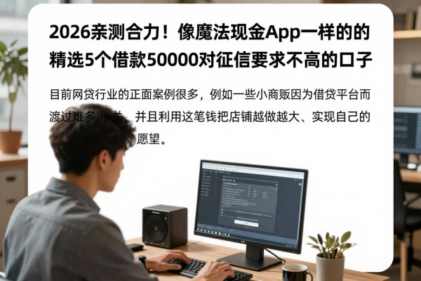 2026亲测给力!像魔法现金app一样的借钱平台大盘点,精选5个借款50000对征信要求不高的口子