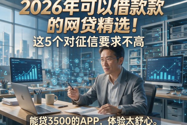 2026年可以借款的网贷精选!这5个对征信要求不高、能贷3500的APP,体验太舒心