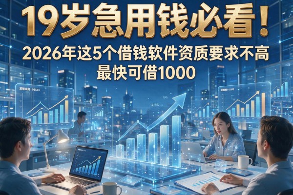 19岁急用钱必看!2026年这5个借钱软件资质要求不高,最快可借1000