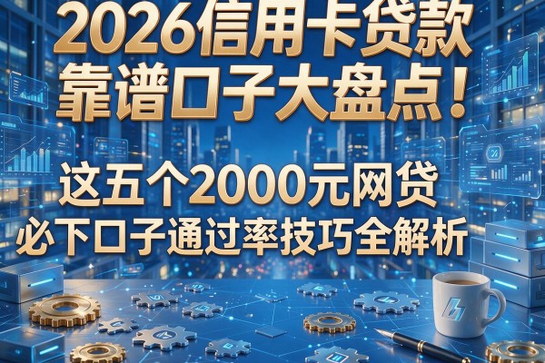2026信用卡贷款靠谱口子大盘点!这五个2000元网贷必下口子通过率技巧全解析
