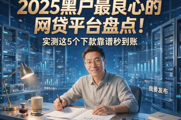 2025黑户最良心的网贷平台盘点!实测这5个下款靠谱秒到账