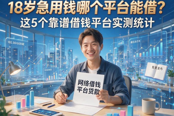 18岁急用钱哪个平台能借？这5个靠谱借钱平台实测统计！