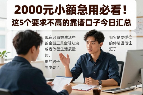 2000元小额急用必看!哪些贷款平台好出额度?这5个要求不高的靠谱口子今日汇总