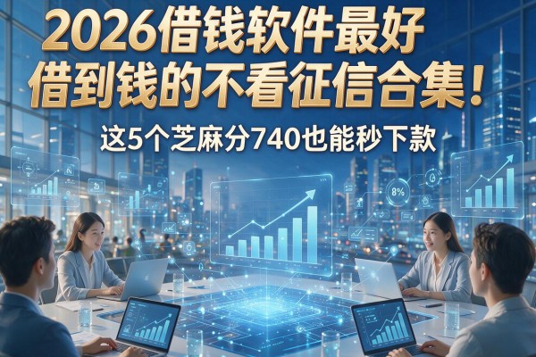 2026借钱软件最好借到钱的不看征信合集!这5个芝麻分740也能秒下款