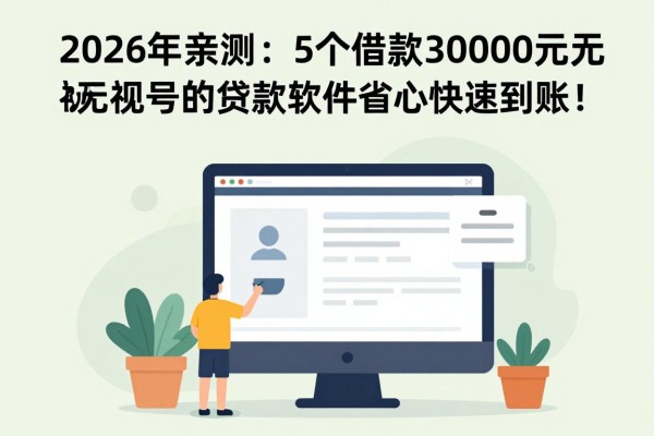 2026年亲测:5个借款30000元无视手机号的贷款软件,省事省心快速到账!