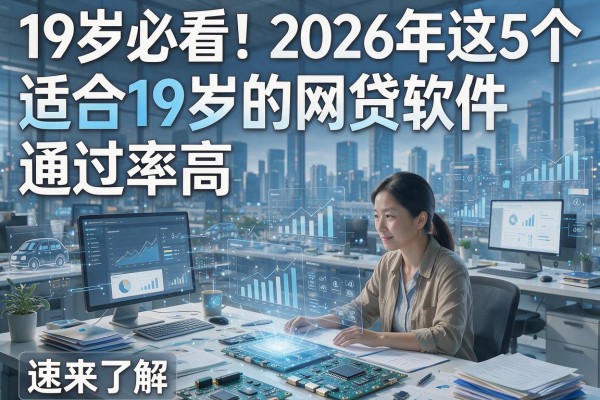 19岁必看！2026年这5个适合19岁的网贷软件通过率高、选择多，速来了解！