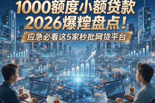1000额度小额贷款2026爆款盘点！应急必看这5家秒批网贷平台