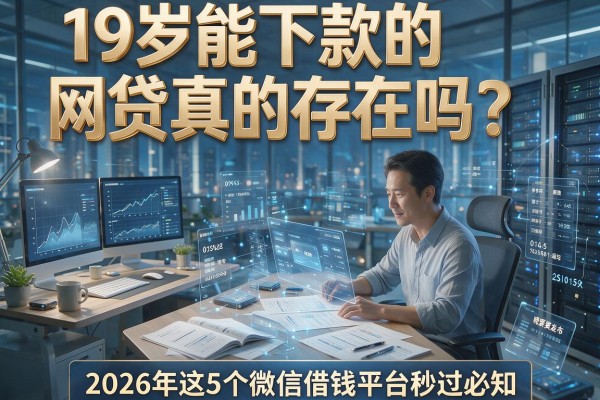 19岁能下款的网贷真的存在吗?2026年这5个微信借钱平台秒过必知