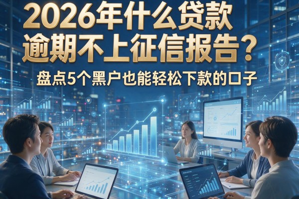 2026年什么贷款逾期不上征信报告？盘点5个黑户也能轻松下款的口子！