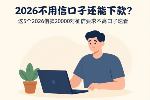 2026不用征信口子还能下款？这5个2026借款20000对征信要求不高口子速看