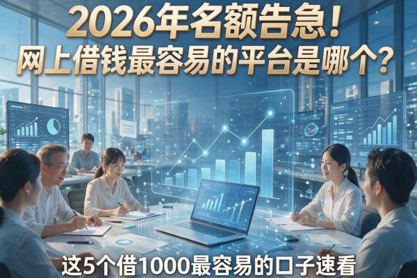 2026年名额告急！网上借钱最容易的平台是哪个？这5个借1000最容易的口子速看