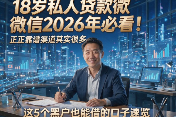 18岁私人贷款微信2026年必看！正规靠谱渠道其实很多，这5个黑户也能借的口子速览