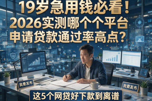 19岁急用钱必看!2026实测哪个平台申请贷款通过率高点?这5个网贷好下款到离谱