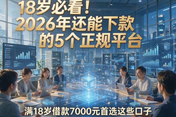 18岁必看！2026年还能下款的5个正规平台，满18岁借款7000元首选这些口子