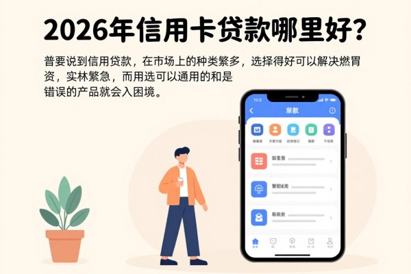 2026年信用卡贷款哪里好?这5个借款5000元秒过的软件赶紧收藏