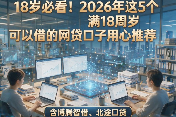 18岁必看！2026年这5个满18周岁可以借的网贷口子用心推荐（含博腾智借、北途口贷）