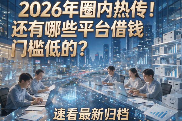 2026年圈内热传！还有哪些平台借钱门槛低的？速看最新归档
