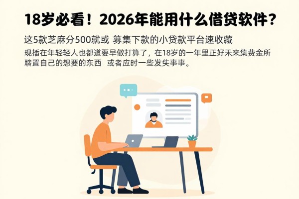 18岁必看!2026年能用什么借钱软件?这5款芝麻分500就能下款的小额贷款平台速收藏