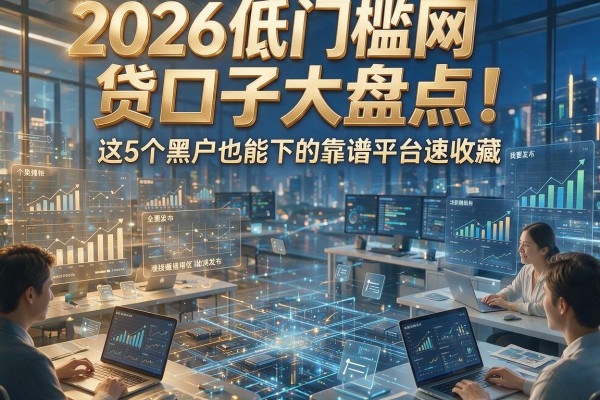 2026低门槛网贷口子大盘点！这5个黑户也能下的靠谱平台速收藏