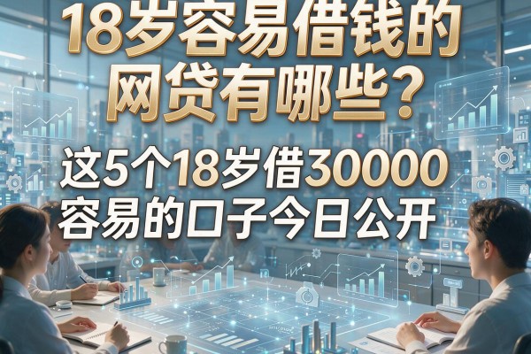 18岁容易借钱的网贷有哪些?这5个18岁借30000容易的口子今日公开