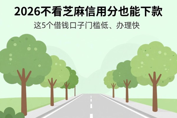 2026不看芝麻信用分也能下款!这5个借钱口子门槛低、办理快,对芝麻分要求不高速批到账