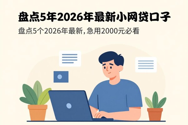 2026年已反复验证!盘点5个2026年最新小网贷口子,急用2000元必看