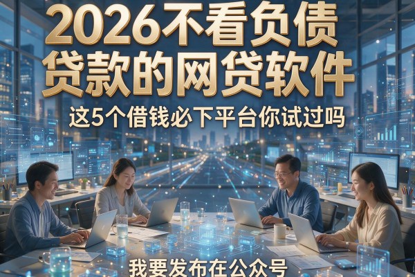 2026不看负债贷款的网贷软件,这5个借钱必下平台你试过吗!